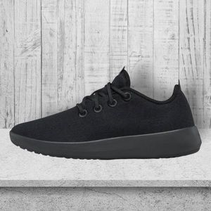 ALLBIRDS Wool Runner Mizzle — CLASSICS: True Black (Black Sole)